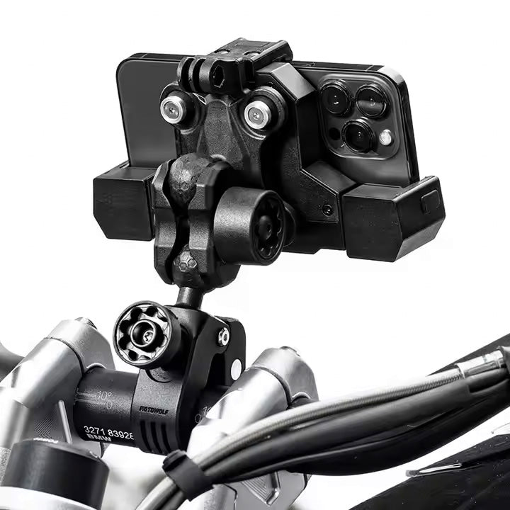 Uchwyt na telefon MOTOWOLF Anti‑Shake do motocykla