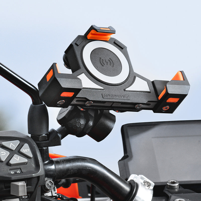 Uchwyt na telefon MOTOWOLF Anti‑Shake do motocykla