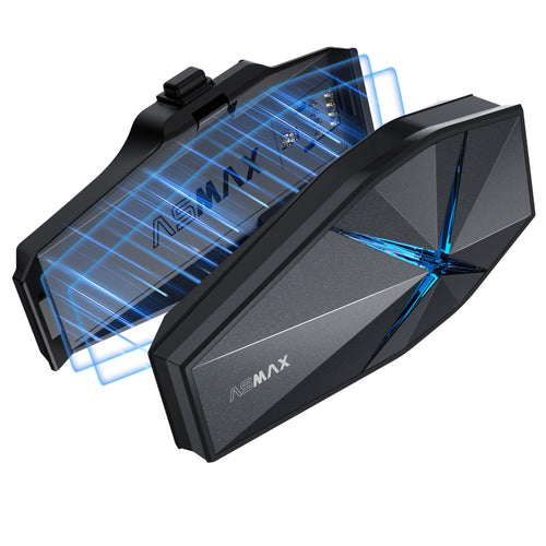 ASMAX F1 PRO 3-trybowy interkom do kasków motocyklowych dla 10 motocyklistów w trybie offline