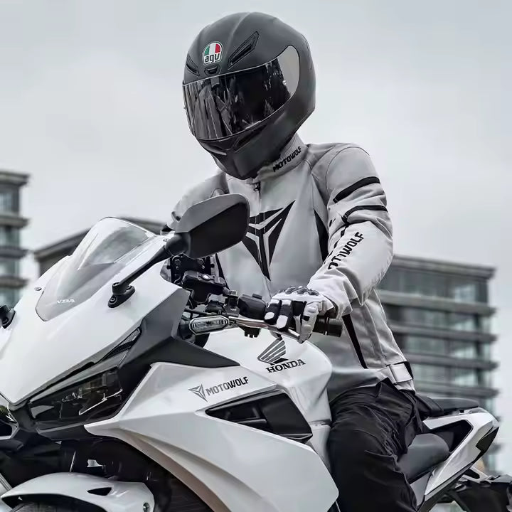 MOTOWOLF Motorcycle Jacket with CE Certificate