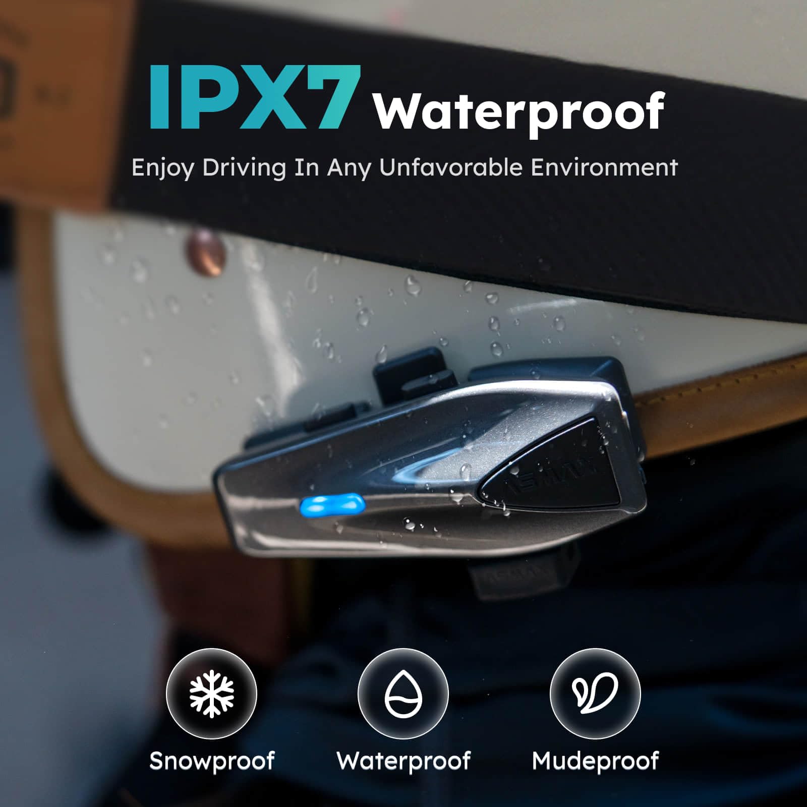 Kask motocyklowy ASMAX S2 z technologią MESH i interkomem Bluetooth